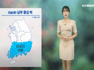 [날씨] 오늘(화) 남부 중심 비…중부는 무더위 계속
