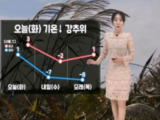 [날씨] 오늘(화) 본격 겨울 추위…서해안 눈(비)