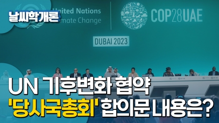 [날씨학개론] UN 기후변화 협약 '당사국총회' 28차 합의문 내용은?