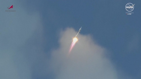 러시아, 소유즈 우주선 발사 성공...우주비행사 ISS로