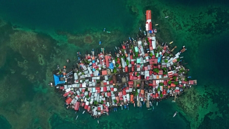 가라앉는 파나마 섬...'기후 난민' 1,300여 명 "집 옮겨요"