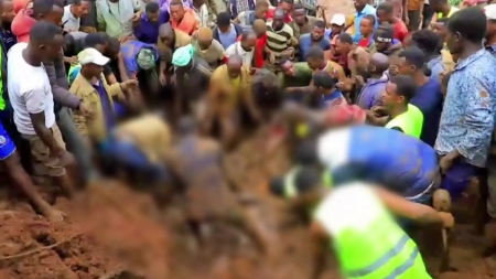 에티오피아 산사태 229명 사망...구조대도 실종