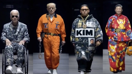 트럼프 '죄수복'·김정은 '힙합' ...머스크가 올린 AI 패션쇼