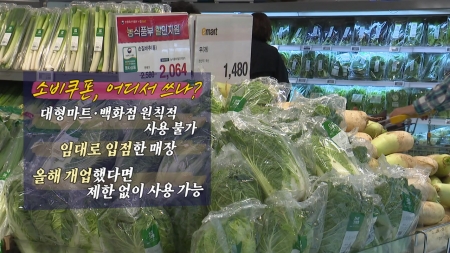 "대형마트 안 되고, 편의점·치킨집 된다"...슬기로운 쿠폰 생활? [앵커리포트]