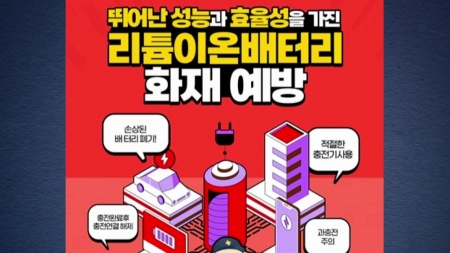 경기도에서 6년 동안 배터리 화재 974건 발생