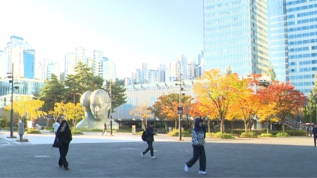 오늘 맑고 큰 일교차...예년의 늦가을 날씨