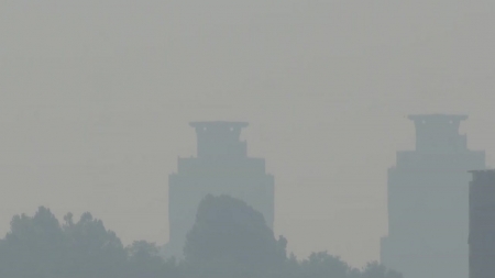 온화하지만 서쪽 초미세먼지 '나쁨'...주말엔 밤사이 비