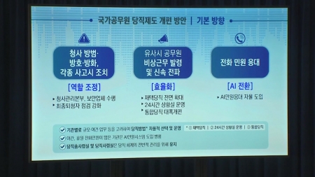공무원 당직제도 첫 개편...재택 확대에 AI 도입