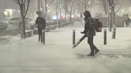6cm 눈에 도로 마비..."제설작업 엉망" 분통