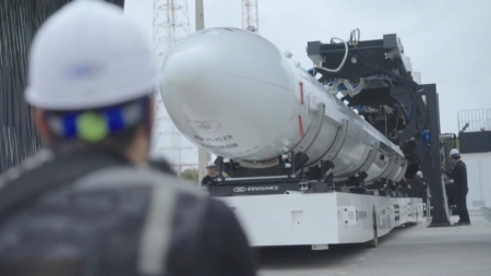 첫 민간 상업 발사 최종 준비...'한빛 나노', 18일 발사