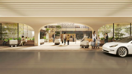 롯데건설, 로봇이 짐 옮겨주는 미래형 주차장 개발