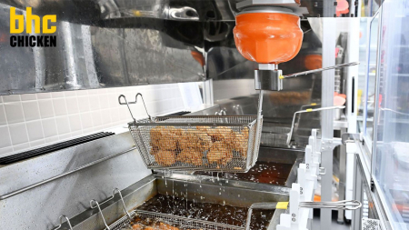 bhc, '치킨 튀기는 로봇' 매장 40곳 확대...맛 표준화 기대