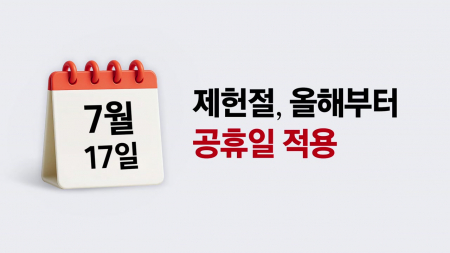 18년 만에 빨간날로 돌아온 '제헌절'