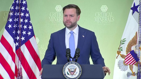 밴스 미국 부통령, 한국 등에 핵심 광물 연합 동참 촉구