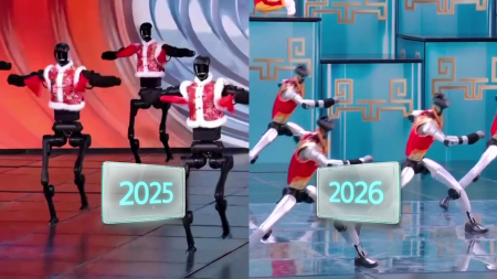 수건 돌리던 중국 로봇, 1년 만에 '쿵푸 달인' 됐다