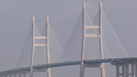 눈·비 오면 천천히 달려야...서해대교 가변형 속도제한 시행