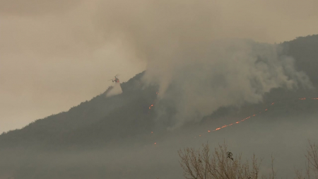 밀양 '강수 0', 연료 더미 영남...단비왔지만 산불 경계 계속