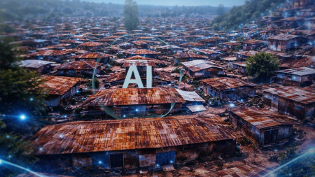 'AI 빈곤 지도' 위성사진 보고 슬럼가 찾는다