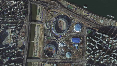 우주에서 본 잠실 올림픽경기장…우리 위성이 찍은 사진 공개