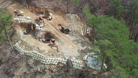 송전선로 공사에 훼손된 백두대간...산사태 위험 심각