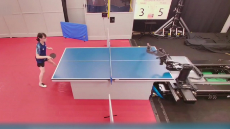 AI가 스포츠 점령?…선수도 이기는 '로봇팔'