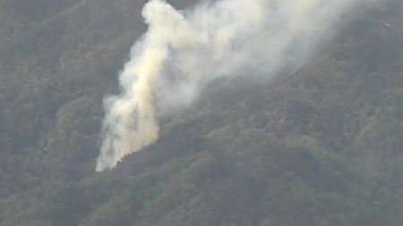 건조한 날씨 속 잇단 산불...해상에선 어선 충돌