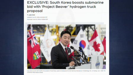 "한국, 3.4조 원 수소 트럭 투자"...캐나다 잠수함 막판 수주전