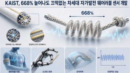 반복 변형에도 안정적으로 전기 생산하는 압전 센서 개발