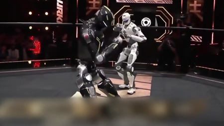 목 부러져도 싸워...중국 '로봇 UFC' 극한 기술 시험