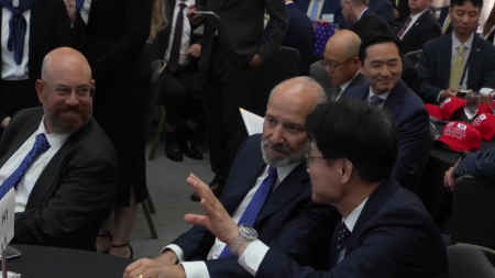 김정관 산업장관, 러트닉 이틀간 면담...대미 투자 논의