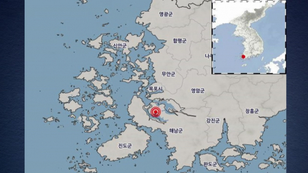 해남 지진활동 감소 추세…규모 3.1 이후 횟수 줄어