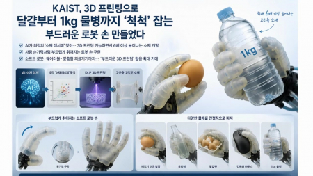3D 프린팅으로 부드러운 소재 출력…로봇 손 구현