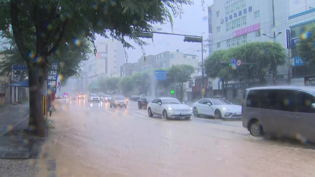 '시간당 124.6mm' 거제 넘어선 보성...전국 덮친 정체전선