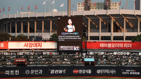 AI 아나운서·선수가 반기는 경기장...야구 AI 열풍
