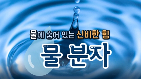 물에 숨어 있는 신비한 힘, '물 분자'