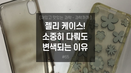 젤리 케이스! 소중히 다뤄도 누렇게 변색되는 이유