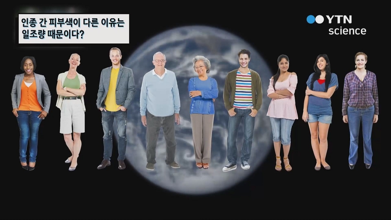 인종 간 피부색이 다른 이유는 일조량 때문이다?